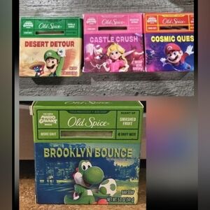 Old Spice Special Edition Mario Galaxy Movie Plant BasedBar Soap Set Of 4 Scents